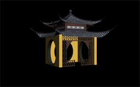 西湖钓鱼台3D设计